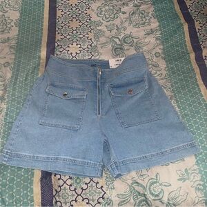 I.N.C International Concept Macy’s Light Blue Jean Shorts - High Rise